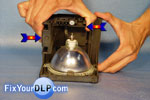 Lamp Casing 265103, Lamp Enclosure 340-1107 & Plastic Connector Holder
