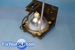 LAMP HOLDER & PHILIPS P23 UHP 100W 1.3 Lamp