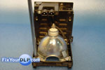 LAMP HOLDER & PHILIPS E22 UHP 132/150W 1.0 Lamp P-VIP