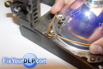 Philips Lamp E23 UHP 100 1.0 & lamp holders