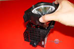 Sony XL-2000 P22h lamp and enclosure
