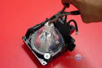 Sony XL-2000 P22h lamp and enclosure