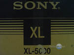 Sony XL-5000 P22h lamp and enclosure