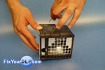 LAMP CARRIER 4810V00710 & HANDLE