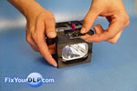 LAMP CARRIER 4810V00710, LAMP HOLDER 4980V00621B & CONNECTOR HOLDER 4830V00377